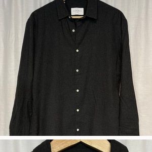 Sandro black dress shirt